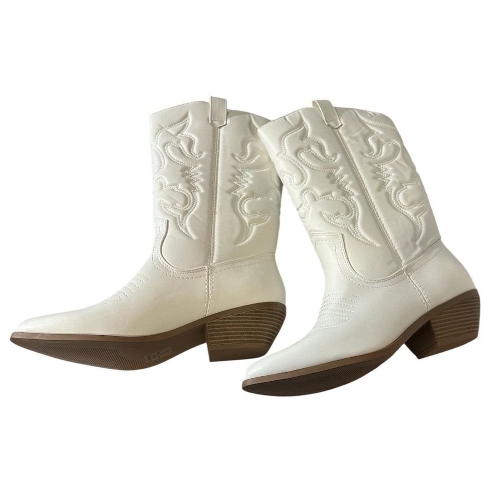 Soda White Women’s Cowboy Boots 9.5 - Picture 2 of 6